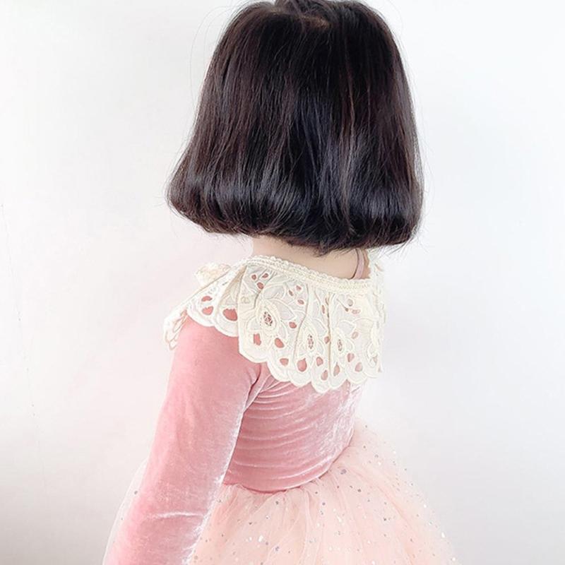 Съемный воротник Детский воротник с вышивкой Воротник-обманка Ложный воротник Кружевной воротник