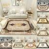 Gold Luxury Carpet for Living Room Sofa Decoration Large Area Custom High Quality 180x280 Felt Rugs Anti-skid Washable Floor Mat