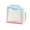 100pcs Transparent Frosted Sticky Notes |Waterproof Writable Memo Pads,Removably Adhesive for Planners/Study Office Scrapbooking