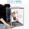 Hachibanya Фигурка Прозрачная Витрина с Магнитным Коллекционным Широкая x 25 см Глубина x 40 см Прозрачная x Кейс из одной части, Хранение, Дверца, Кейс, Штабелируемый,