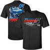 Kyle Larson Hendrick Motorsports Team Collection 2 Sides Black T-Shirt