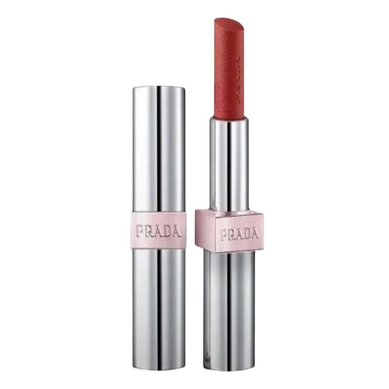 Prada Помада серии Light, кремовая и увлажняющая, легко наносится, натуральная и стойкая, легкий макияж #U020Светлый простой красный без подарочной упаковки