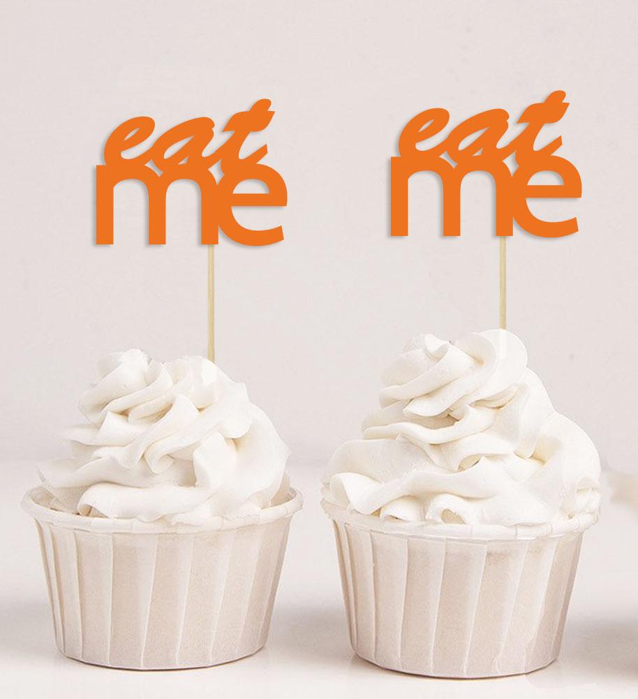 Дарлинг Сувенир| Съешь меня свадебные украшения для кексов | Выбор украшений для десерта для вечеринки в честь рождения ребенка - упаковка