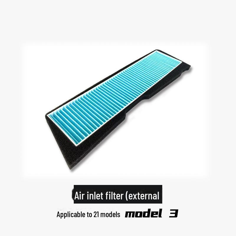 Тесла Модель 3 (2021-2023 гг.) Пылезащитная крышка воздухозаборника и сердечник фильтра