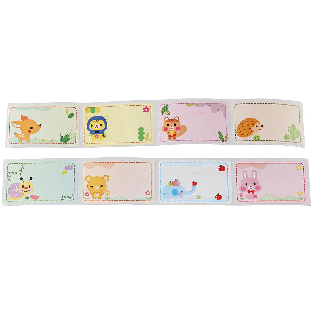 Blank Name Tag Cartoon Name Labels Rectangle Name Stickers Home