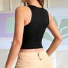 Women's Spring/Summer 2025 Street Style Sleeveless Hollow-Out Vest Top