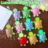 50/2pcs Mini Luminous Turtle Home Decor Landscaping Resin Crafts Glowing Turtle Garden Fish Tank Miniatures Ornaments Decoration