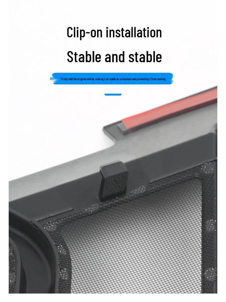 Защитная сетка радиатора Geely Emgrand 5-го поколения: Легко крепится, разборка не требуется