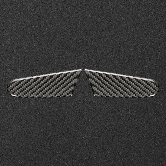 2x Carbon Fiber Rearview Mirror Sticker Decoration Cover For Porsche Macan 14-21