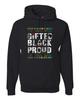 Gifted Black Proud Black History Month Unisex Graphic Hoodie Sweatshirt