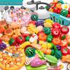 Fun Pretend Play Cut Toy Set - Kids Kitchen Vegetables & Fruits