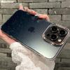 Luxury Shiny Starry Gradient Glitter Phone Case for iPhone 16 15 14 13 12 11 Pro Max Plus Mini Clear Bling Crystal Bumper Cover