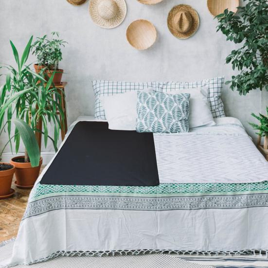 Матрас для заземления для сна, противоскользящий, водонепроницаемый, искусственная кожа с заземляющим шнуром, снимает мышечную боль, улучшает