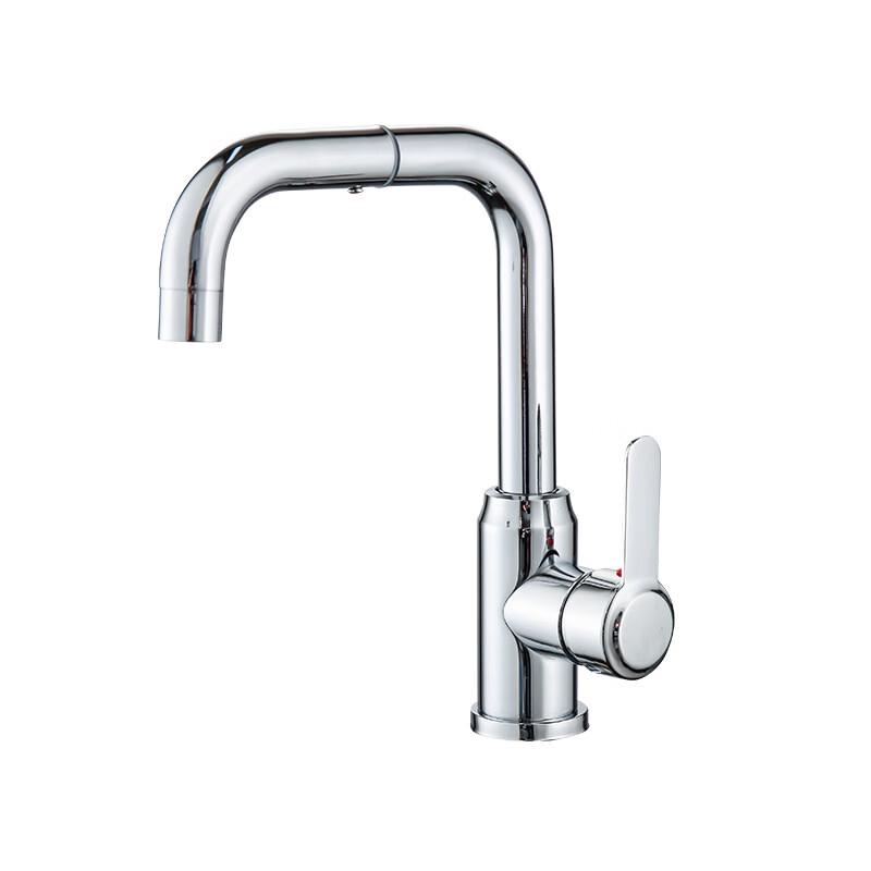 TLXT Electroplated Single Cold Washbasin Faucet