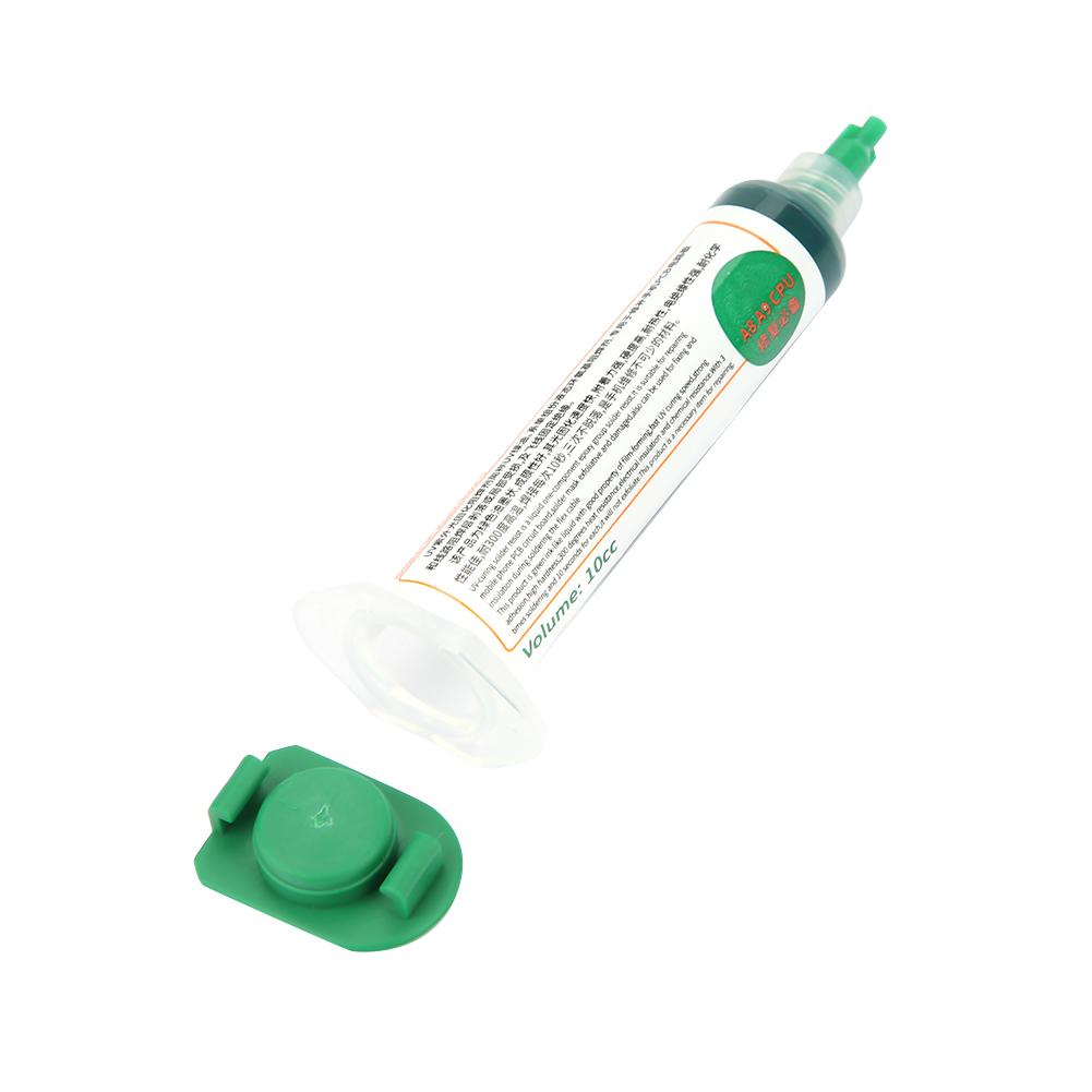 1 шт., отверждаемые УФ-излучением паяльная маска, чернила BGA для печатных плат, устойчивые к припою чернила, зеленые