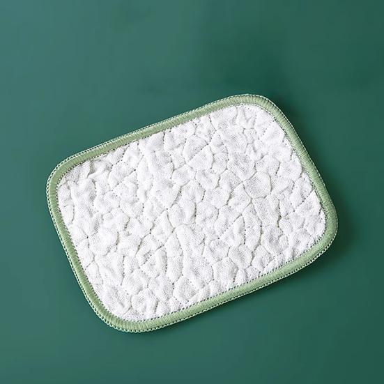 1/2/5/10 шт. Салфетка для мытья посуды из древесного волокна, Двусторонняя чистящая салфетка с тканью из серебряной нити, Многоразовое кухонное полотенце