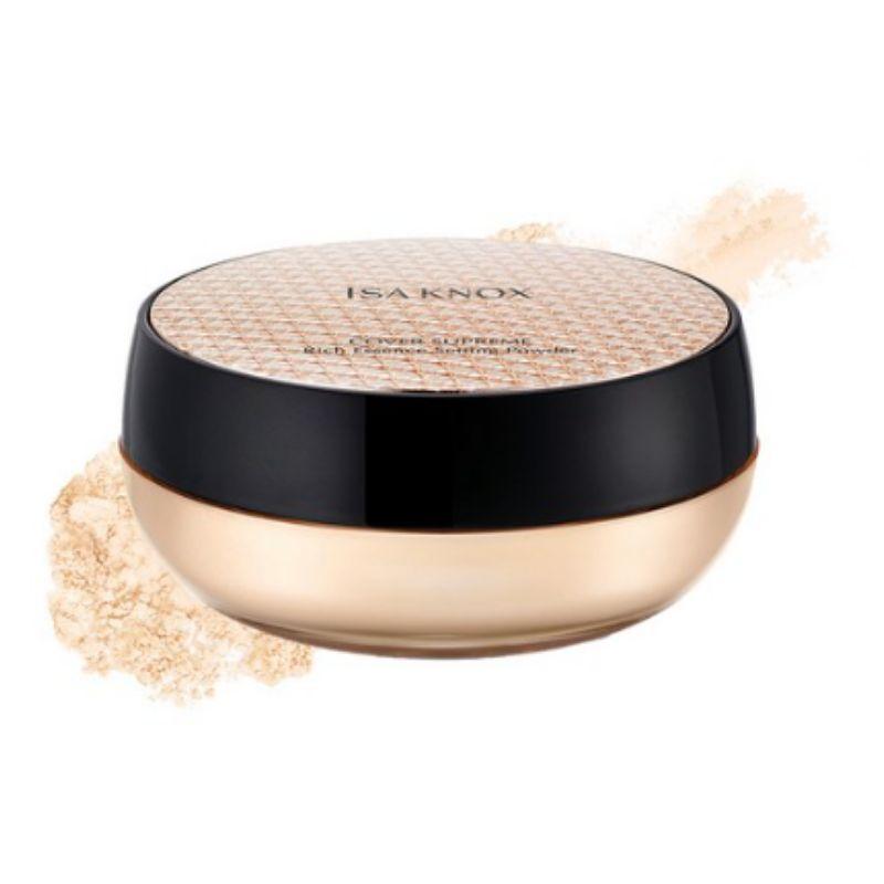 ISA KNOX Cover Supreme Rich Essence Setting Powder 30g Korean Fixing Powder Smooth Finish Makeup