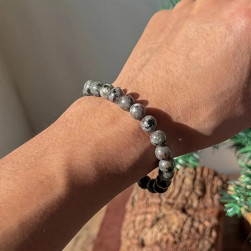 Fashion 1pc Gemstone Jewelry Bead Bracelet - Elastic Anger Management Accessories | Celestial Aesthetic Accessories | Earth Beads  Accessories