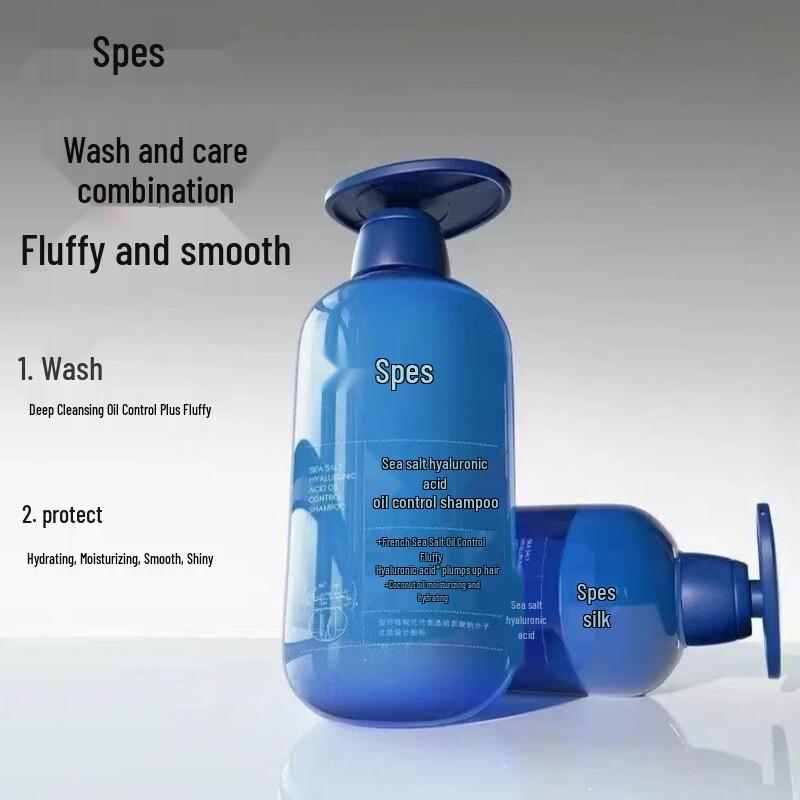 Spes Sea Salt Hyaluronic Acid Oil Control & Volumizing Hair Care Set