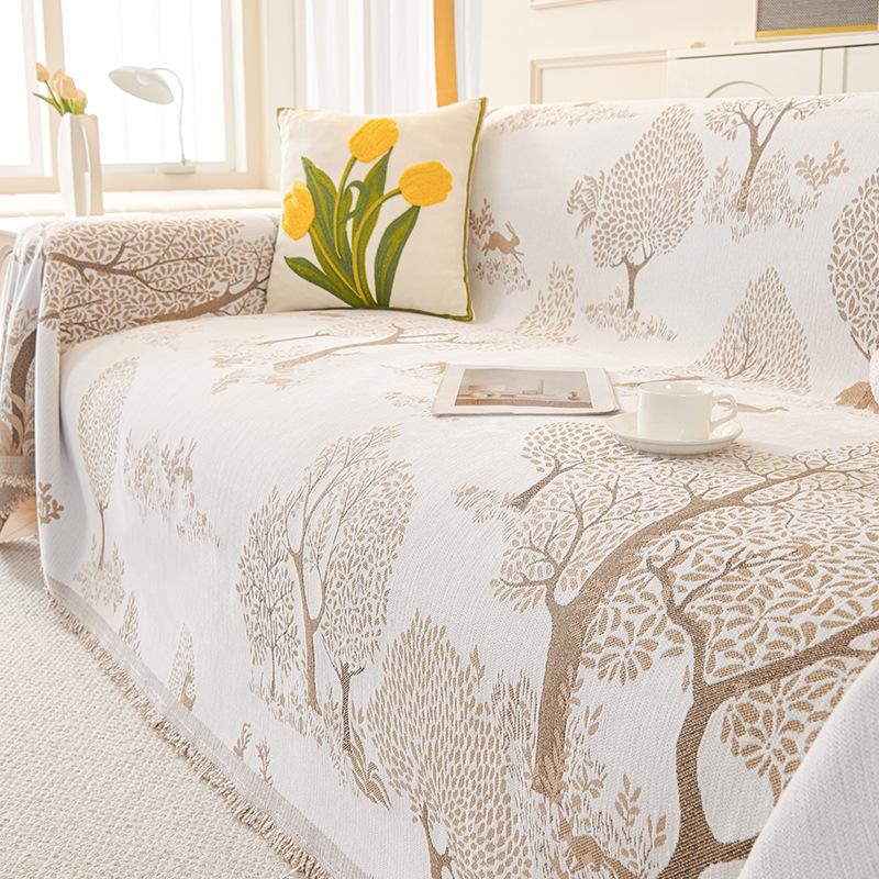 Чехол для дивана, новый чехол для дивана в пасторальном стиле на все времена года, подушка для дивана, полотенце для дивана с защитой от кошачьих царапин