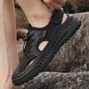 2025 New Summer Anti-slip Wearable Men Leather Sandals Casual Men Soft Sole Outdoor Beach Sandals Men's Comfort Breathable Shoes
