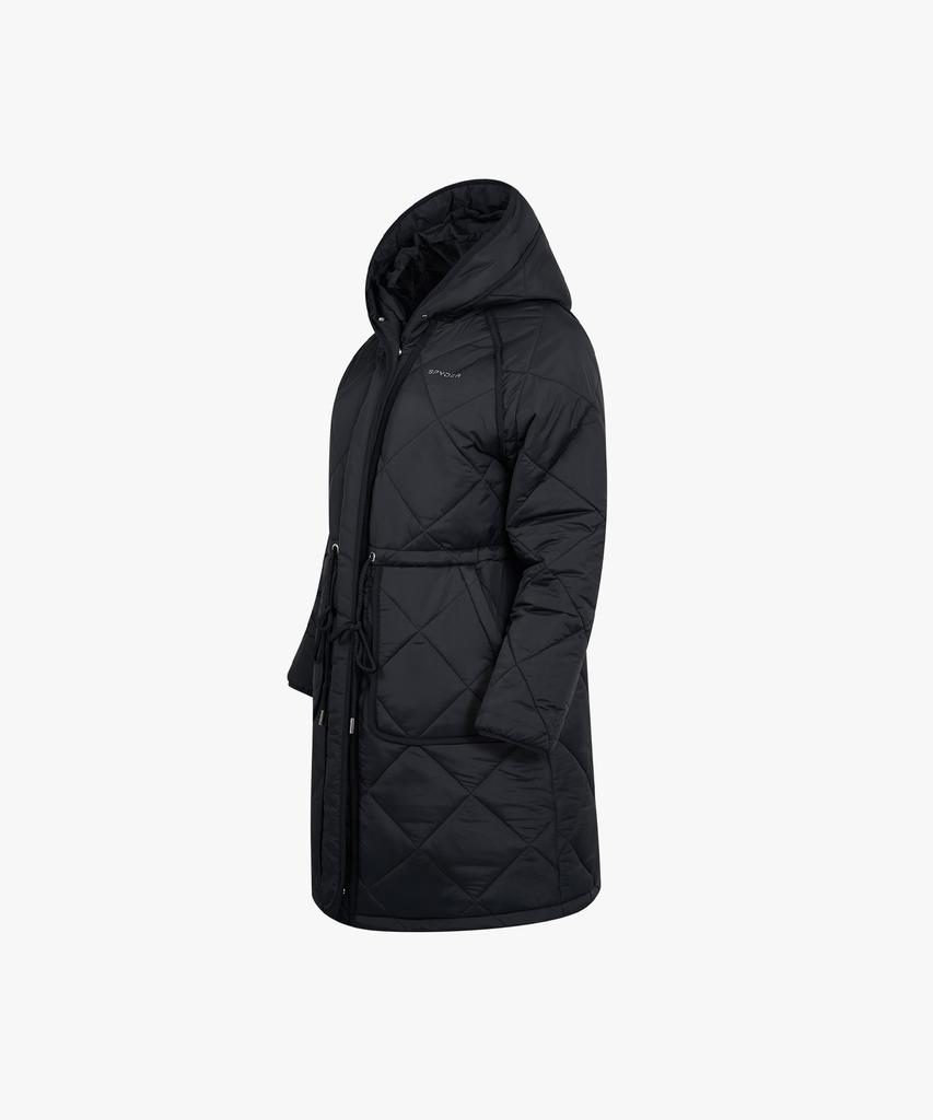 Spyder Women'S Long Quilted Jacket Spjwcnjk352Wblk