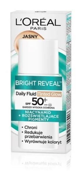 Loreal Bright Reveal Fluid Do Twarzy Tinted Spf50+
