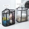 with Handle Dirty Clothes Organizer Wall Mounted Mesh Laundry Hamper  Household