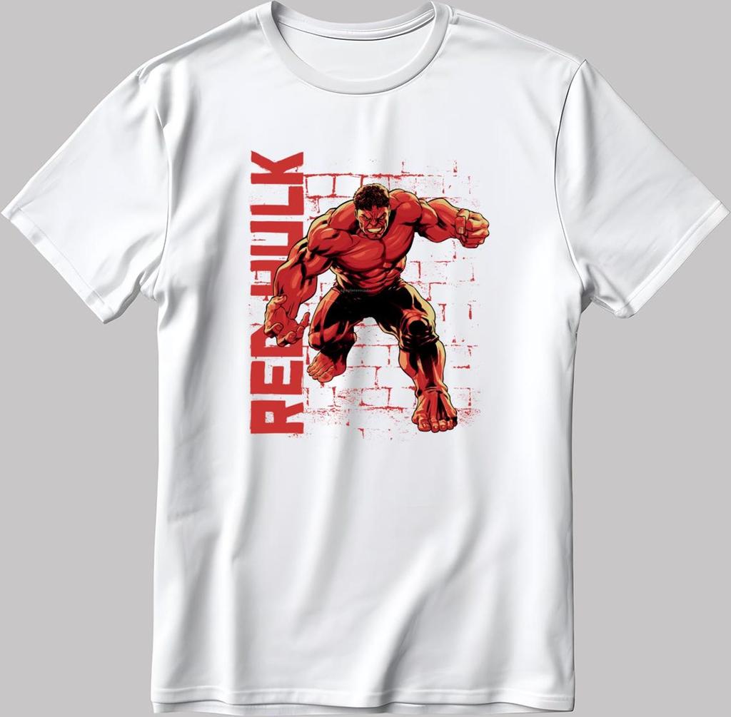 Red Hulk T-Shirt: Captain America Brave New World, Cotton Tee P326