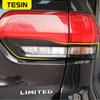 TESIN Car Rear Tail Light Lamp Cover Trim Bezel Stickers For Jeep Grand Cherokee 2014 2015 2016 2017 2018