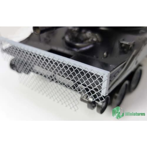 MJ Miniatures 1/35 Scale Modern U.S. Army M551 Sheridan RPG Protection Wire Net Shield Plastic Model Kit Parts MJEZ35007
