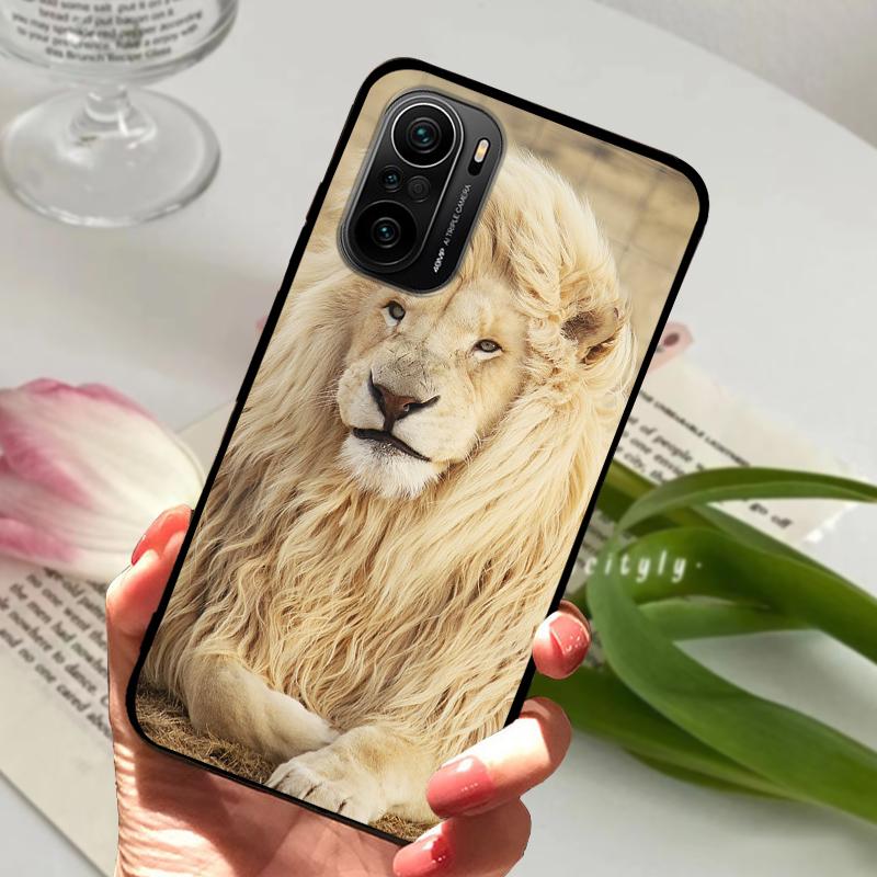 Чехол для Redmi K40 5G K40 Pro, милые животные, матовый силикон TPU, мягкая крышка для телефона, для Xiaomi Mi 11i, Fundas Poco F3, Coque, бампер
