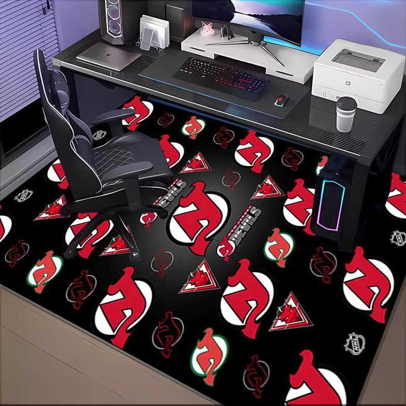 Новый коврик для пола с логотипом Devils для гостиной, игровых комнат, офиса, спальни, офисный коврик для пола, игривый дизайн, рождественские подарки для фанатов