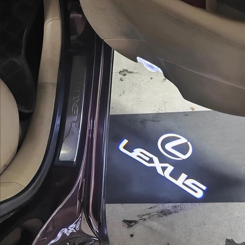 2PCS LED Car Door Projector Welcome Ghost Shadow Light Accessories For Lexus RX ES GX LS LX IS GS UX Series GX470 ES250 IS250