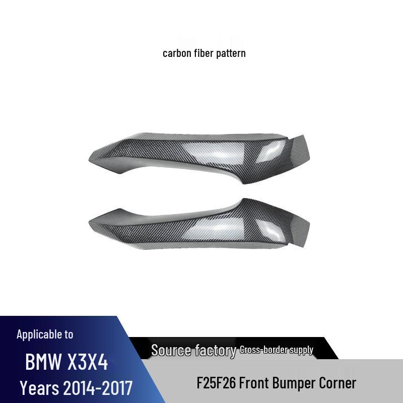 Модификация углового спойлера переднего бампера BMW