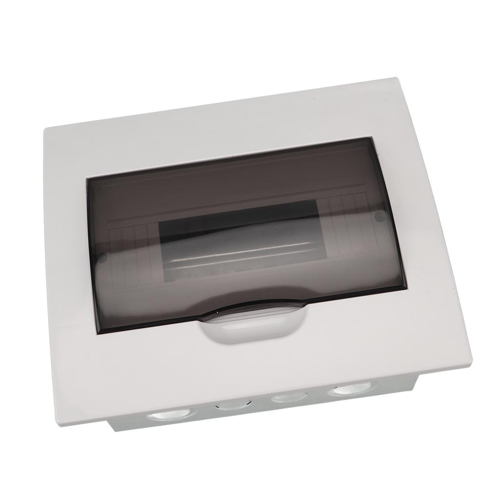 Защита распределительной коробки для внутренней установки Скрытая коробка автоматических выключателей на 10 отводов с DIN-рейкой Прозрачная крышка