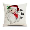 1 шт. наволочка с рождественским украшением Санта-Клаус, гном, рождественская елка, красная клетчатая подушка, набор для украшения комнаты, дома