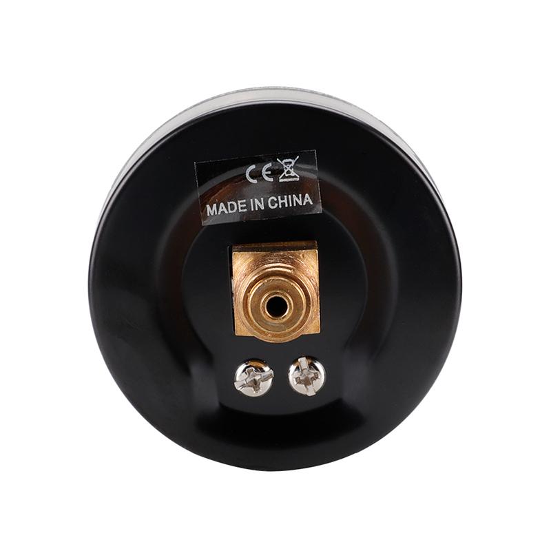 TS-60-6bar High Precision 60mm Large Dial Pressure Gauge 0-6 Bar Water/Gas/Air Pressure Measurement Tool with 1/4'' NPT Bottom Mount
