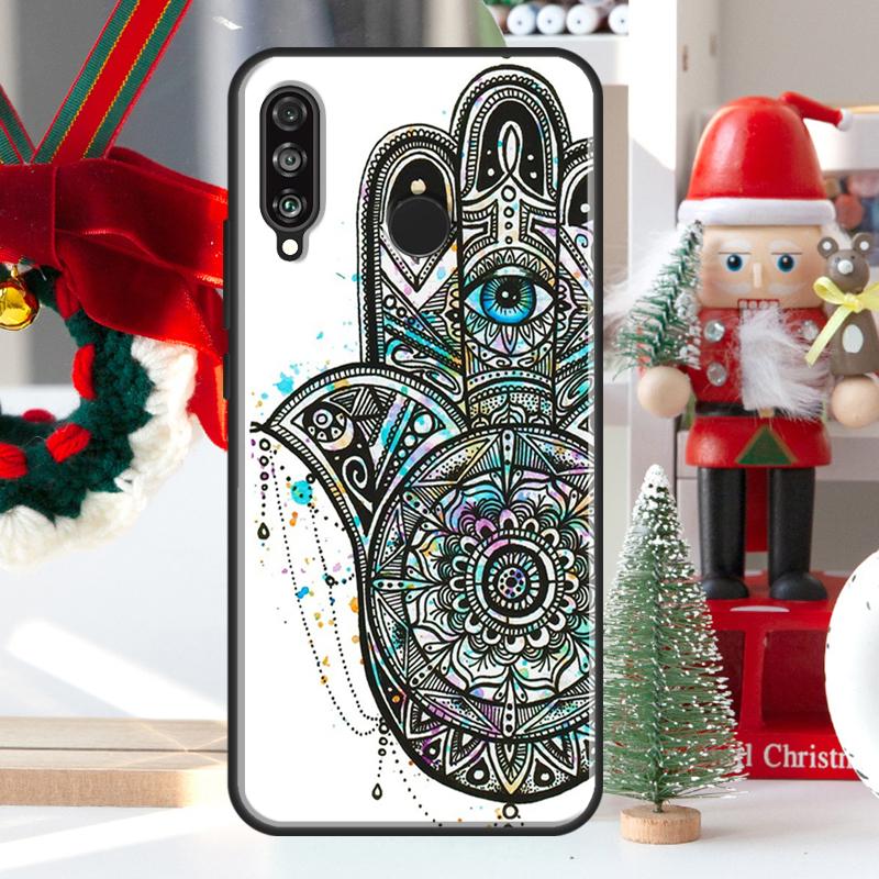 Рука Хамса Фатимы Для Huawei Nova 12i 11i 8i 12s Y73 Y72 Y61 Y91 Y90 Y70 Y60 9 10 SE P60 Pro P30 P40 Lite Чехол