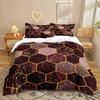 Graphics Series 3D Digital Printing Three-Piece Bedding Kit Bed Sheet Quilt Cover