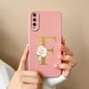 Для Huawei P Smart 2021 Pro Y5P Y6P Y6S Y7P Y7A задняя крышка телефона модный жидкий мягкий силикон противоударный защитный матовый цветок для бампера Huawei