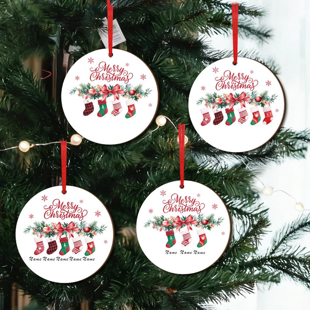 Подарочный Чулок Украшение Сувенир Деревянный Рождественский Подвесок