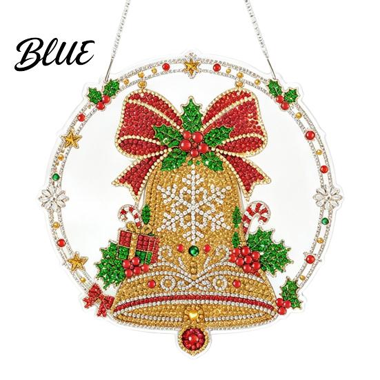 Сверкающая holiday window hanging Рождественская картина из страз Suncatcher Kit DIY Искусственный жемчуг Арт Акриловый набор Поделки для взрослых Начинающий Рождество