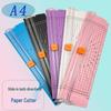 A4 Mini Two-Way Paper Cutter for Students - Ideal for Crafts and Hand Accounts
