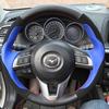 Для Mazda 3 Axela Mazda 6 Atenza Mazda 2 CX-3 CX-5 2013-2017 Ручная прошивка Нескользящая Кожаная Накладка на Руль Автомобиля