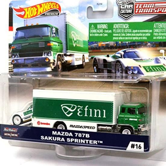 MATTEL Scale Culture Team Transport Mazda 787B Sakura HOTWHEELS164 "Автомобиль - Спринтер" [Предмет]