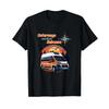 T Shirt with German Text Quot Unterwegs Und Doch Zuhause Language Black Vintage Washed Comfortable Designer Clothes Versatile