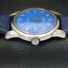 Б/у ENICAR STAR JEWELS ШВЕЙЦАРСКИЕ МУЖСКИЕ ЧАСЫ С РУЧНЫМ ЗАВОДОМ С СИНИМ ЦИФЕРБЛАТОМ A431425-2 R107-a431425