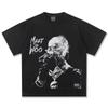 Pop Smoke Meet The Woo Графическая футболка Унисекс Оверсайз Хип-Хоп Рэпер Повседневная Хлопок Короткий рукав Классический Уличная мода Для