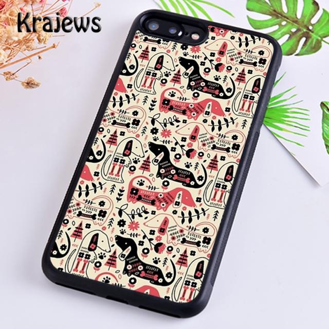 Dachshund And Flower Phone Case Cover For iPhone 17 Air 16 15 14 plus 12 13 pro max coque